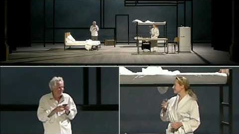 Automated split screen composition on a two actor sequence from the play death of a salesman