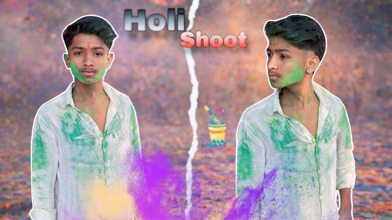 Aj Holi Song Reel Shoot Kiye 😅 