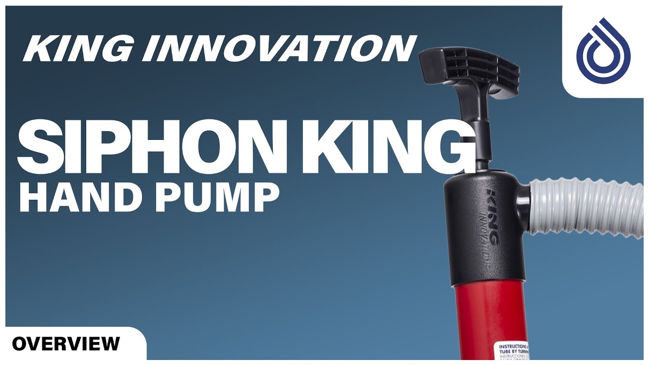 King Innovation 48024 Siphon Utility 24 Pump x 36 Hose