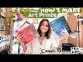 Fine Art Papers for Canon Pixma PRO 200 * Making Art Prints at home - Papers for Greeting Cards