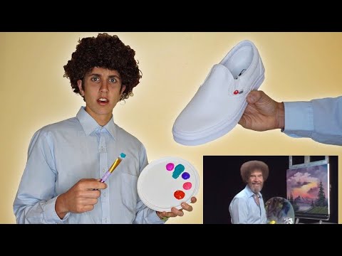 following-a-bob-ross-tutorial-on-shoes!
