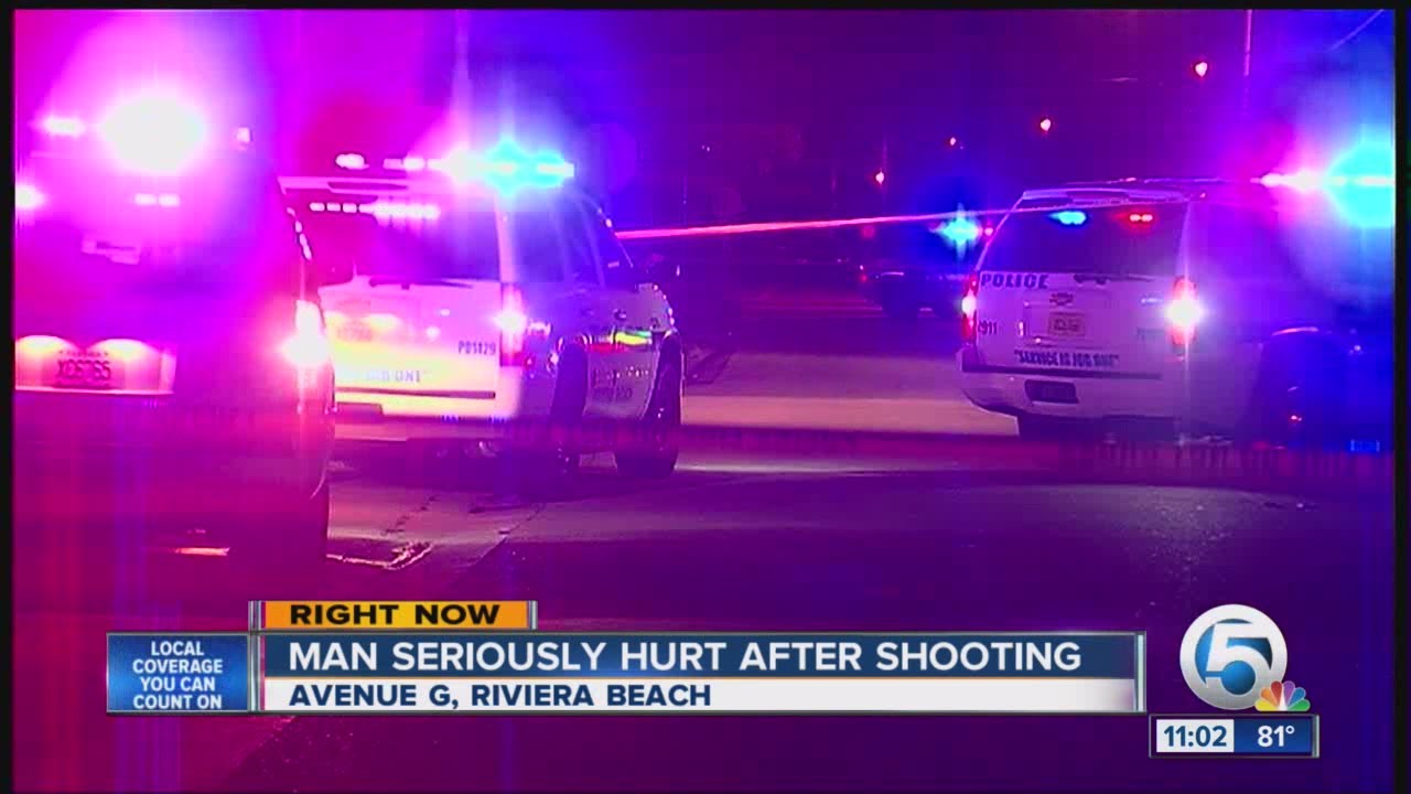 Victim seriously injured in Riviera Beach shooting - YouTube