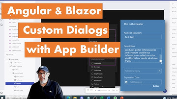 Design and Customize Dialogs in App Builder for Angular & Blazor