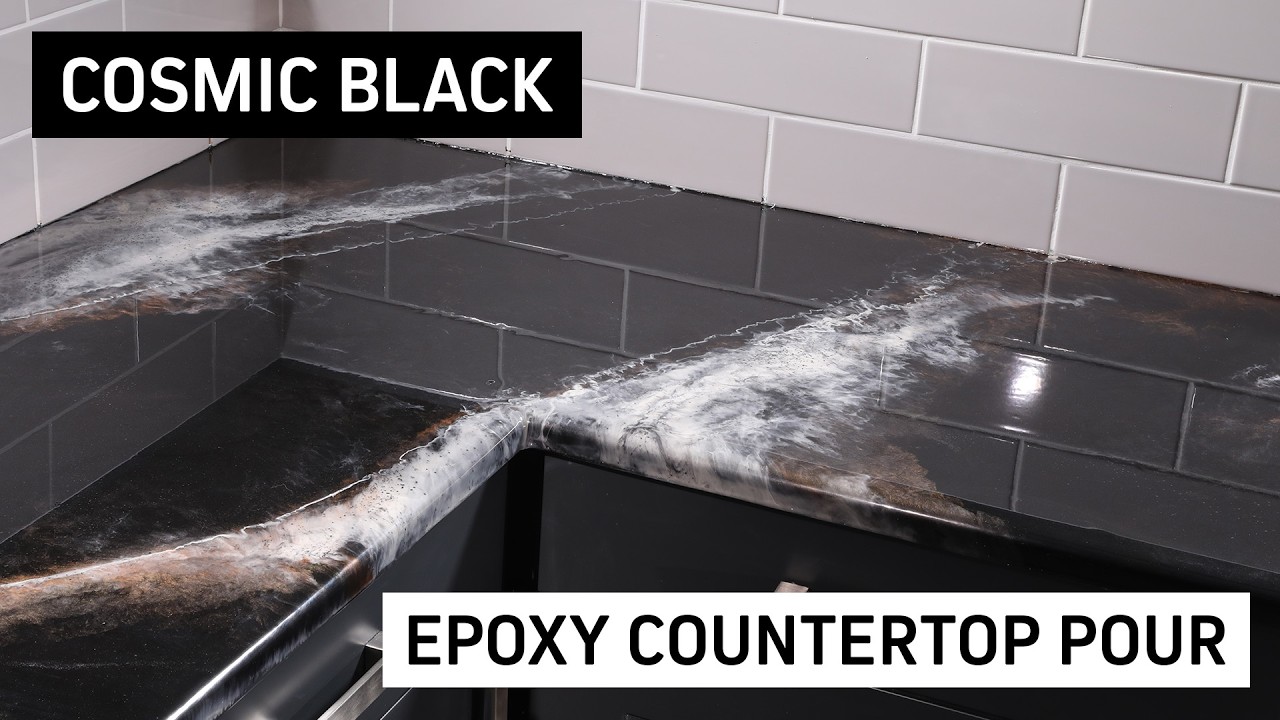 Solid Epoxy Countertop Kit - JET BLACK