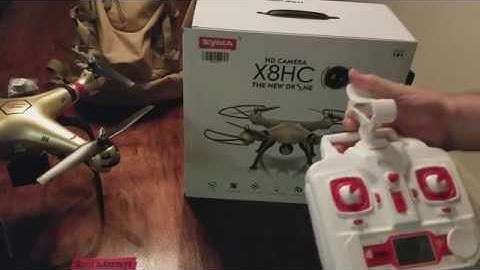 Syma X8HC Upgrade to FPV Wi Fi Action Cam