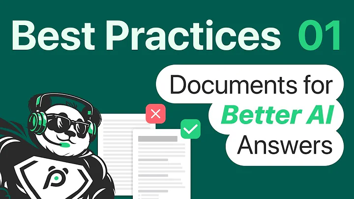 PandaChat Best Practices: How to Organize Knowledge Documents for Smarter AI Support