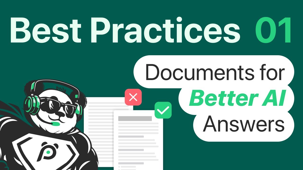PandaChat Best Practices: How to Organize Knowledge Documents for Smarter AI Support
