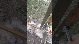 Продолжение с воротами.