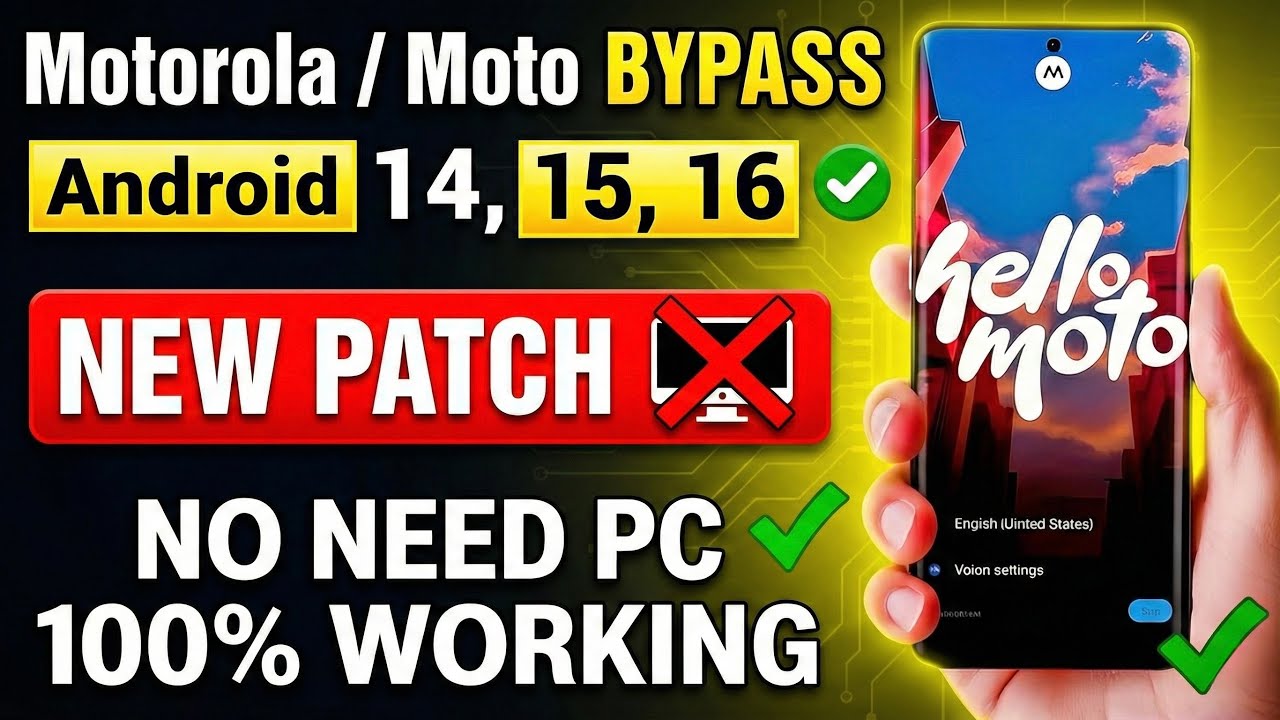 Motorola FRP Lock Bypass | Remove Google Account Safely (Step-by-Step)