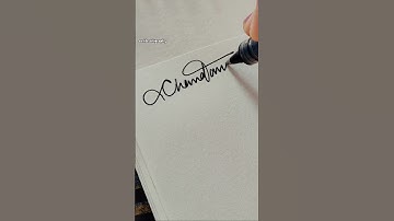 Name Signature💕🥰| Chandani ❤️| Comment your name #ytshorts #shorts #chandani