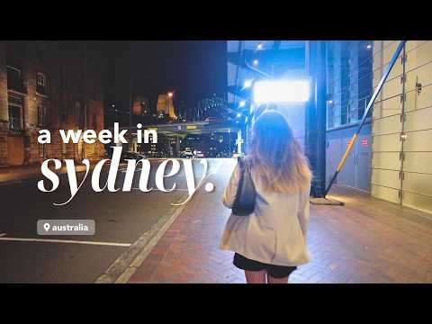 a week in sydney 🇦🇺 | hyde park, mrs macquarie, taronga zoo, manly beach, museums, restaurants