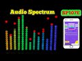 Bt control led music spectrum homemade audio meter using ws2812b led strip  sp107e led controller