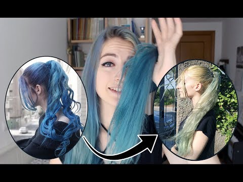 Video: Maneras fáciles de quitar el tinte de cabello azul: 11 pasos (con imágenes)