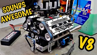 THIS 1/4 SCALE MINI V8 ENGINE SOUNDS AWESOME!
