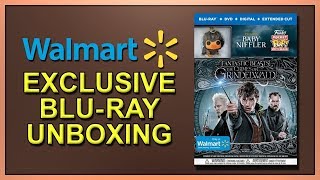 Fantastic Beasts: The Crimes of Grindelwald Walmart Exclusive Blu-ray Unboxing