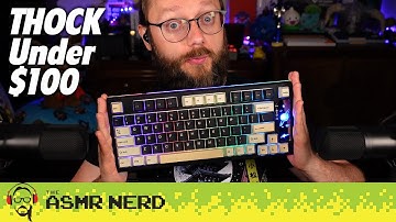 Best-Sounding Keyboard Under $100? YUNZII YZ75 ASMR Unboxing & Sound Test [soft spoken, whispering]