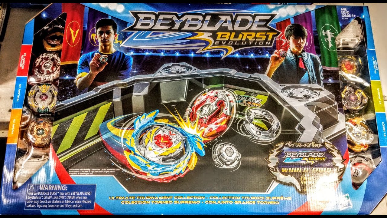 Beyblade Burst - Ultimate Tournament Collection - Unboxing & Battle ...