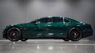 2023 BENTLEY FLYING SPUR S 3K VIRIDIAN GREEN VOSSEN FREE ENCLOSED DELIVERY FOR SALE R3MOTORCARS.COM