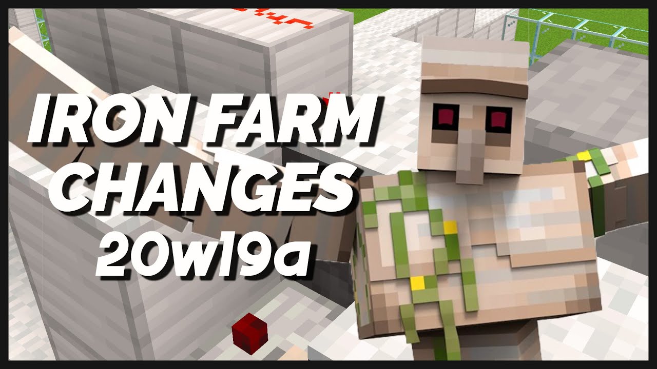 Iron Farm Changes | 20w19a - YouTube