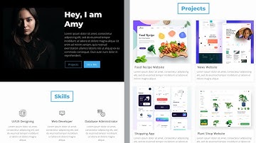 How to Design Responsive Portfolio Website using HTML & CSS