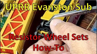 Resistor Wheel Sets S2022E43 How to add 10K resistors to HO wheel sets  Model Train Layout in Action