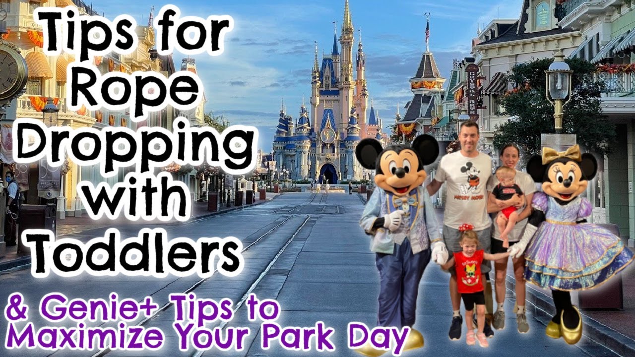 BEST TIPS & TRICKS FOR ROPE DROPPING WITH TODDLERS  | Tips & Tricks for Maximizing Genie+ with Kids