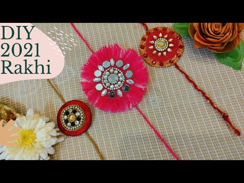 7 Trending DIY rakhi/How to make DIY Rakhi at home for brother in 5 mins/ 7 Easy Rakhi Ideas/ Part 1