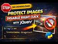 How to Disable Right Click on Images (jQuery Tutorial)