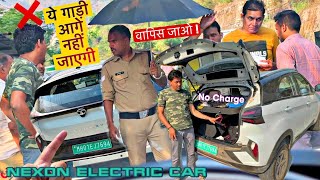 UK POLICE Stopped Our Nexon EV on Border 😣 वापस भेज दिया हमारी Electric Car को ! ⚡💔