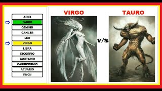 VIRGO vs TAURUS Who is the strongest? mode street fighter