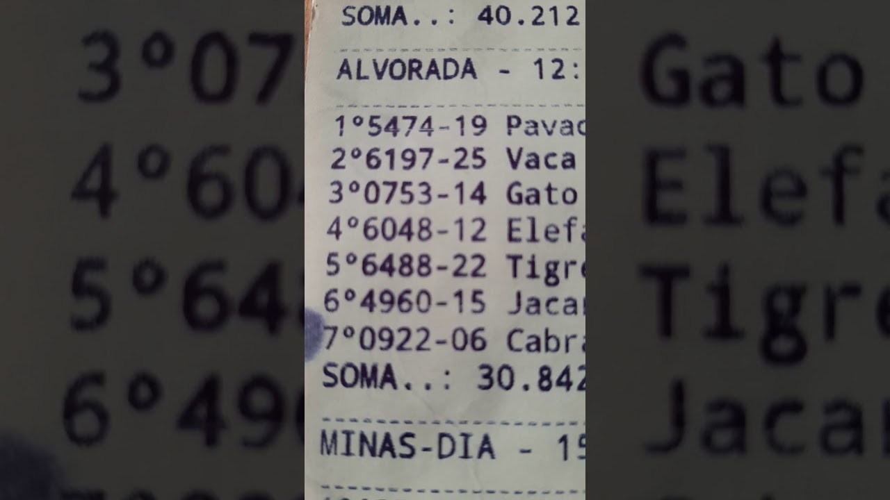 Resultado do jogo do bicho do DIA 27, 06, 2020, das, 14,20, horas - YouTube