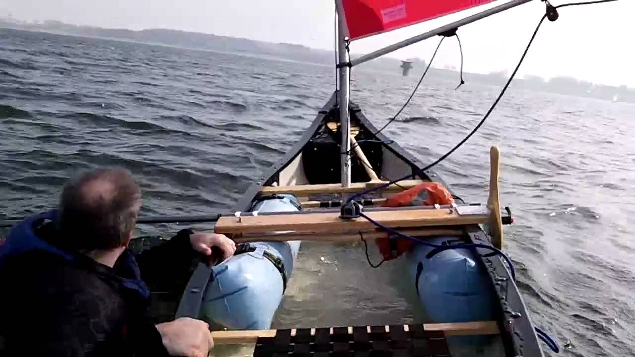 canoe capsize recovery float/ device - youtube