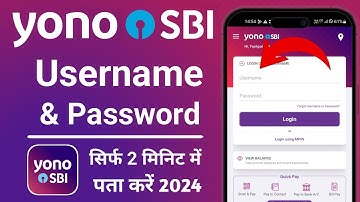 yono sbi forgot username and password | how to reset yono sbi username and password