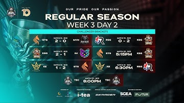 🔴 LIVE | MPL SG S10 | RS Challenger Brackets Week 3 Day 2