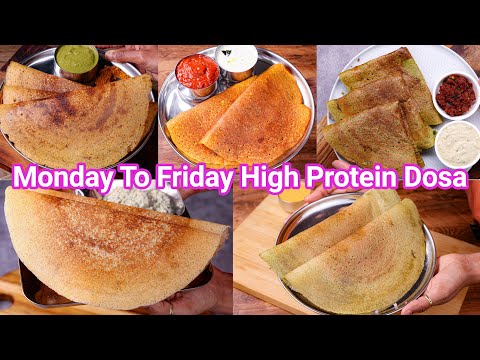 Monday 2 Friday Healthy High Protein Dosa Recipes  5 Amazing Healthy Breakfast Dose Recipes