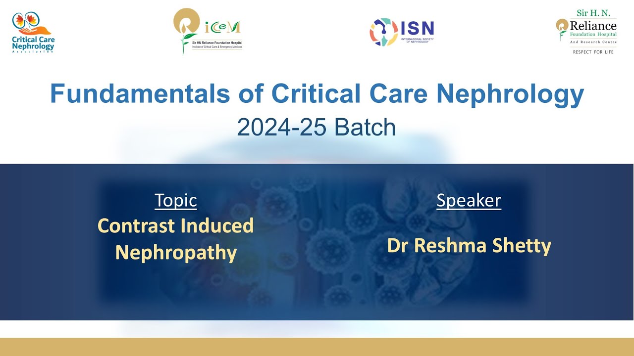 CCNA Session 18: Contrast Induced Nephropathy