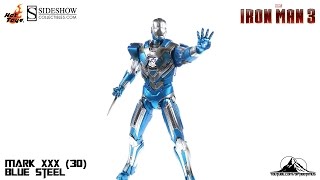 Optibotimus Reviews Hot Toys Iron Man 3 Mark Xxx 30 Blue Steel