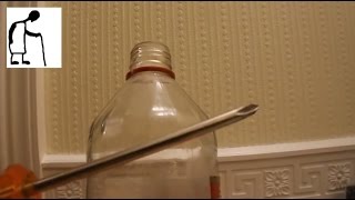 Hey Grandad, can you make something out of a glass bottle?