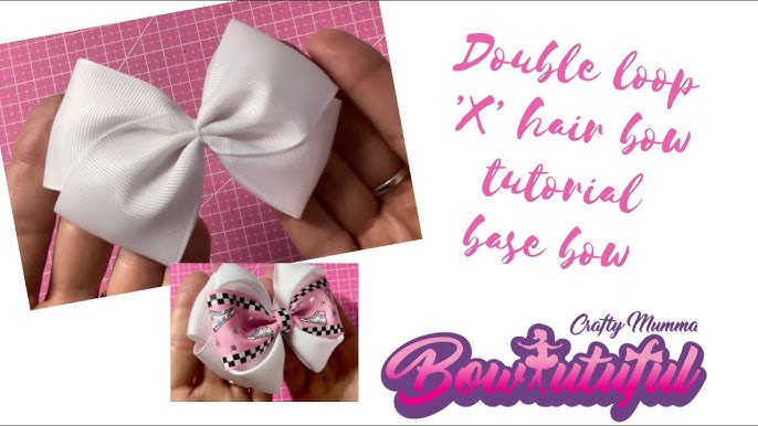 Bowdabra Bow Maker Tutorial--How To Make a No Tail Pinwheel Bow : Amy's  Store LLC