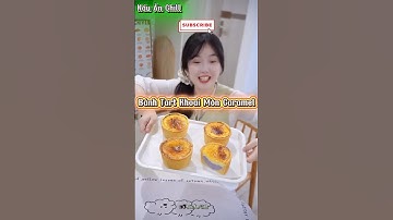 Dạy Vợ Làm Bánh Tart Khoai Môn Caramel #shorts