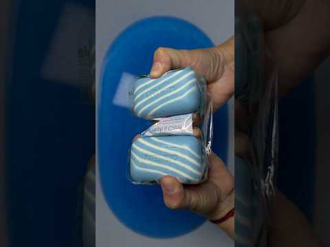 ASMR Dalan soap 🤍💙 #asmrsoap #asmr #satisfying #shorts