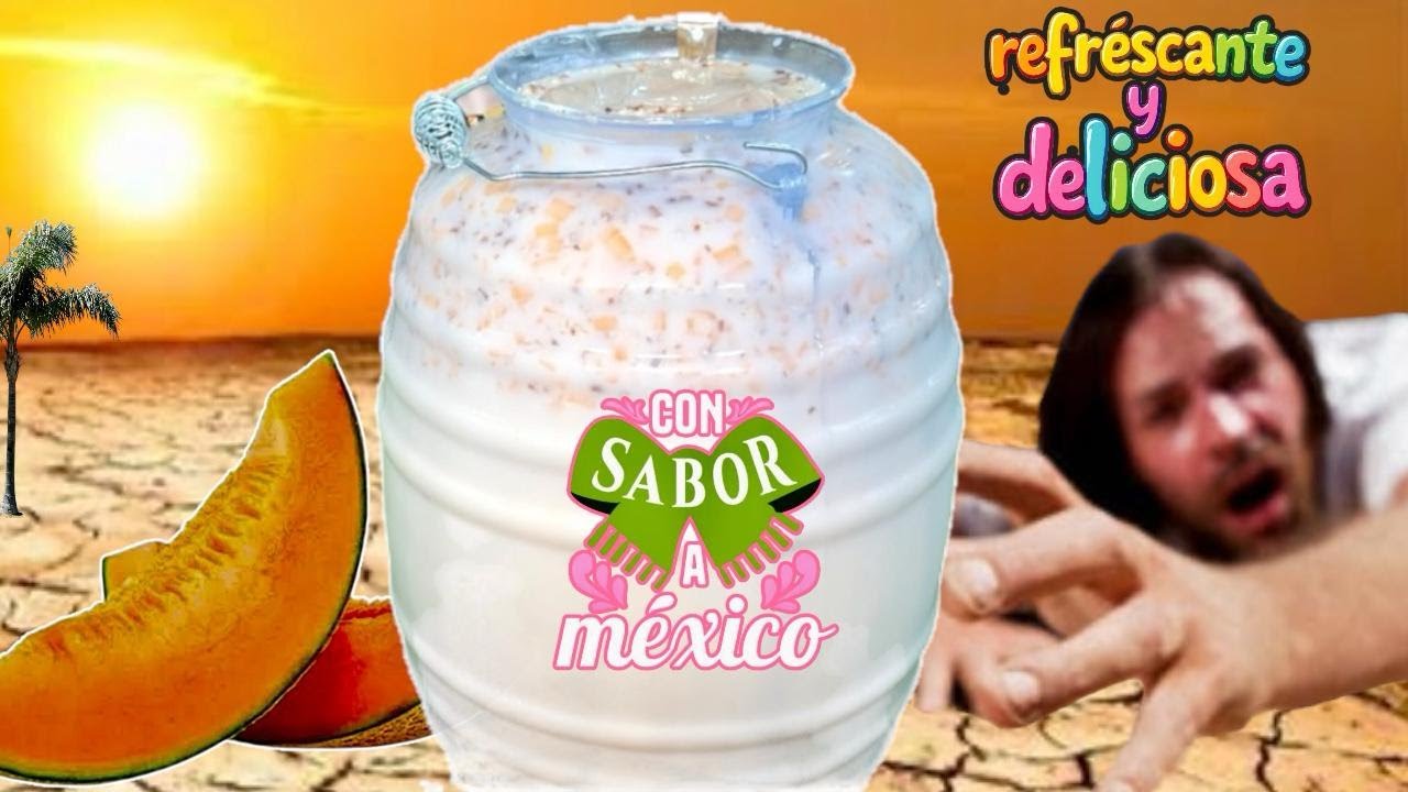 AGUA DE HORCHATA OAXAQUEÑA EL SECRETO de NUEZ y MELÓN REVELADO / #ConSaborAMexico