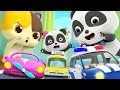 小汽車比賽 | 最新學顏色兒歌童謠 | 卡通 | 動畫 | 寶寶巴士 | BabyBus