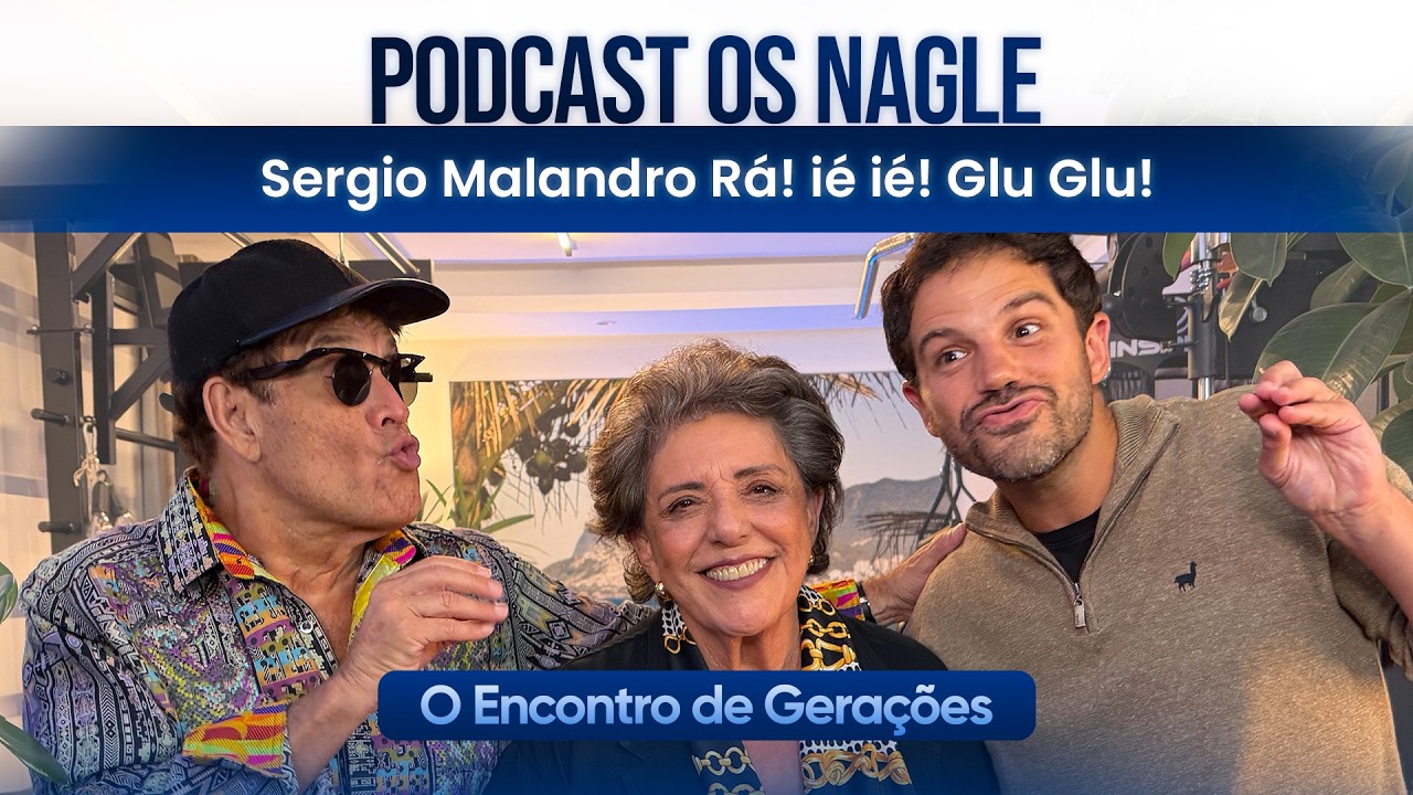 Capa do episódio: Sergio Mallandro: Rá! Ié ié! Glu glu!