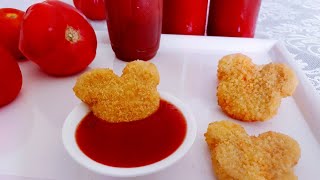 طريقة عمل الكاتشب في البيت🍅🍅🍟🍟Homemade ketchup