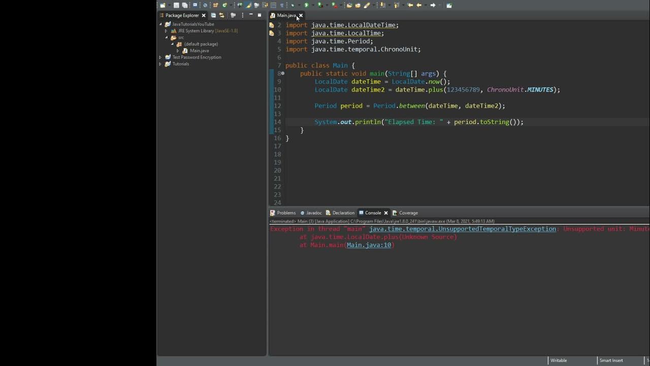 Java - #25 - Find a Period of Time Between Two Dates - YouTube