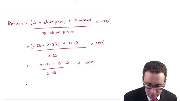 CIMA F3 Evaluation of financial objectives - Investor ratios (1)