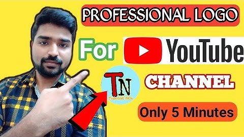 How to Make Professional LOGO For Your Youtube Channel!!Only in 5 Minutes