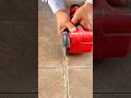 Cutting Straight and Neat Lines on Floor Tiles Using a Handheld Electric Tile Cutter #shorts