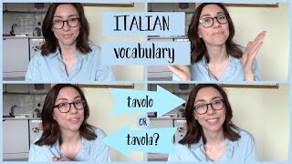 Italian vocabulary: tavolo vs tavola screenshot 4